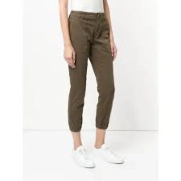Vince Utility Jogger Pants Zip Ankles in Dark Willow - Size 29 - Picture 1 of 12